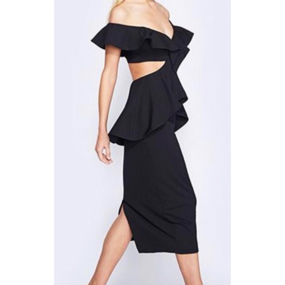 Fame & Partners Firefly Black Dress